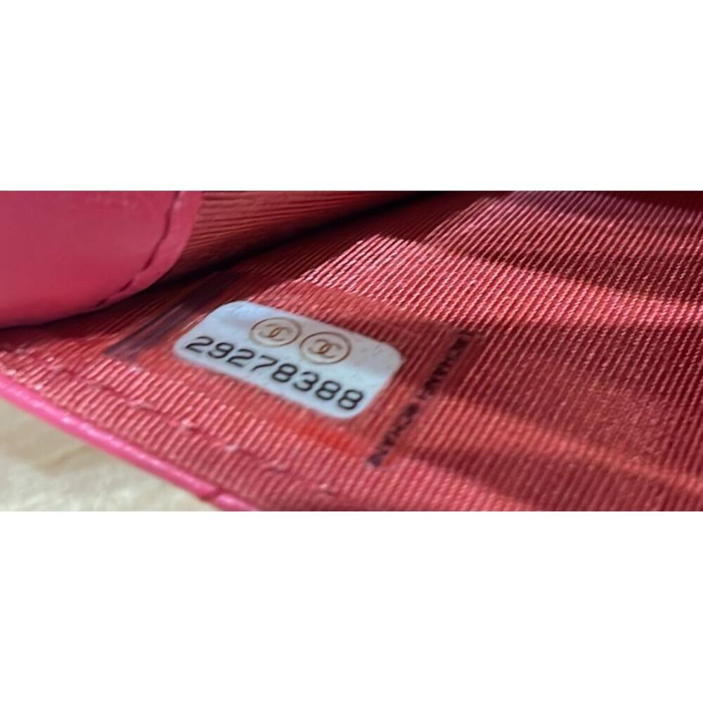 Chanel 19 Flap Wallet Quilted Lambskin Small Pink - Picture 7 of 7